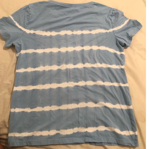 Tommy Hilfiger blue and white striped shirt - Picture 2 of 3